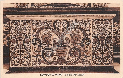 Cartolina - Postcard - Certosa di Pavia - Lavoro dei …