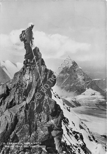 Cartolina - Postcard - Cervino - Visto dalla zona del …