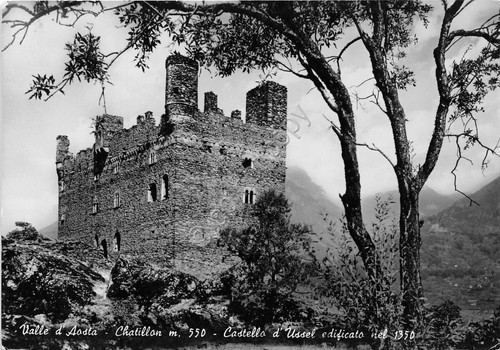 Cartolina - Postcard - Chatillon - Castello Ussel - NVG
