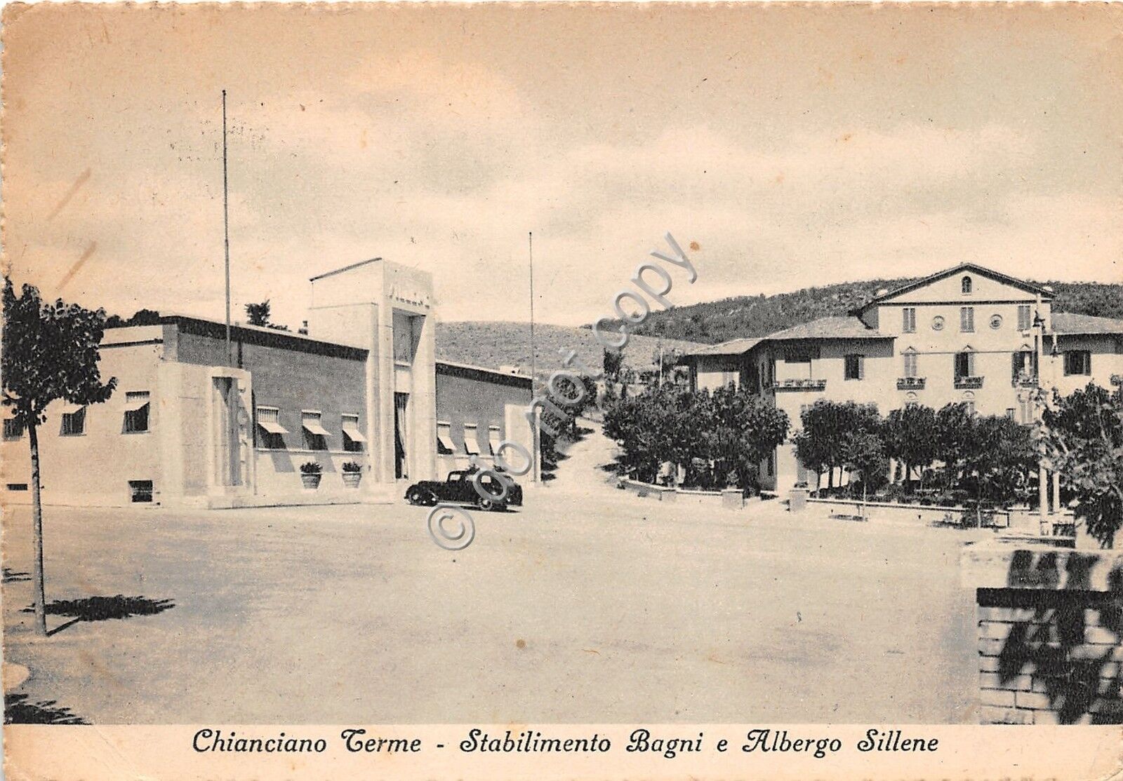 Cartolina - Postcard - Chianciano Terme - Stabilimento Bagni - …