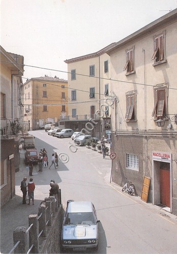 Cartolina - Postcard - Chianni - via del paese - …