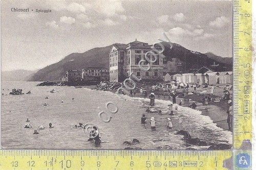 Cartolina - Postcard - Chiavari - Spiaggia - Annimata - …