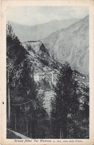 Cartolina - Postcard - Chiesa - Grand Hotel Val Malenco …