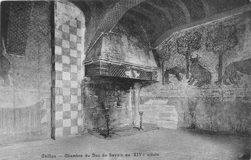 Cartolina - Postcard - Chillon - Chambre du Duc de …