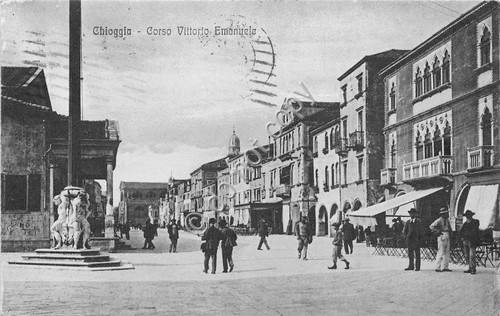 Cartolina - Postcard - Chioggia - Corso V. Emanuele - …