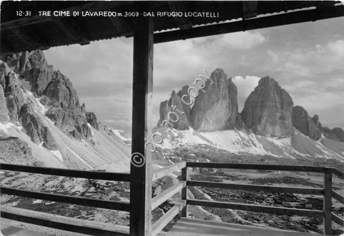 Cartolina - Postcard - Cime di Lavaredo - dal Rifugio …