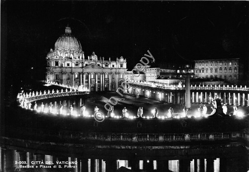 Cartolina - Postcard - Città del Vaticano - Notturno - …