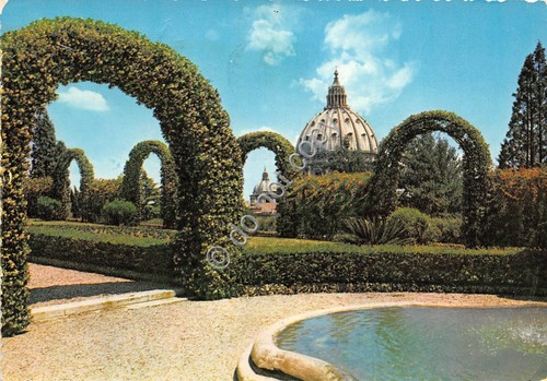 Cartolina - Postcard - CittÃ del Vaticano Giardini 1962
