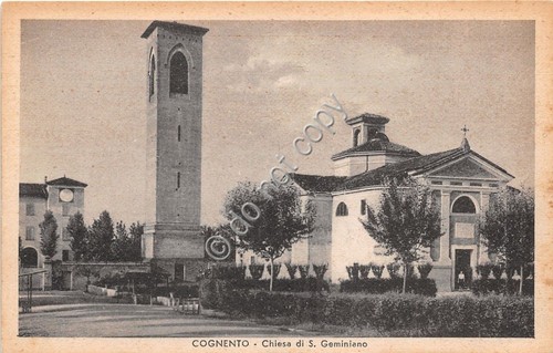 Cartolina - Postcard - Cognento - Chiesa di S. Geminiano …