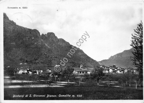 Cartolina - Postcard - Comalita - S. Giovanni Bianco - …