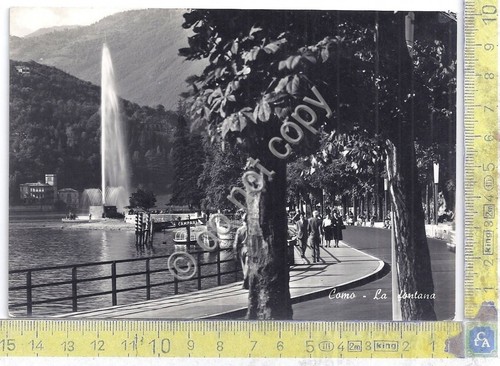 Cartolina - Postcard - Como - La Fontana - animata …