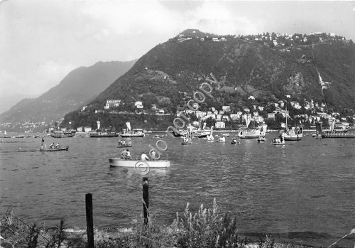 Cartolina - Postcard - Como Festa del Lario Navi da …