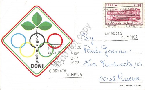 Cartolina - Postcard - Coni - Giochi della Gioventù - …