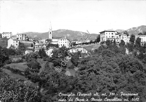 Cartolina - Postcard - Corniglio - Panorama - 1957