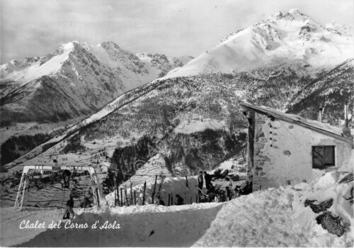 Cartolina - Postcard - Corno d'Aola - Chalet - ski …