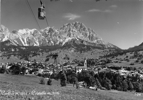Cartolina - Postcard - Cortina - Cristallo - Funivia - …