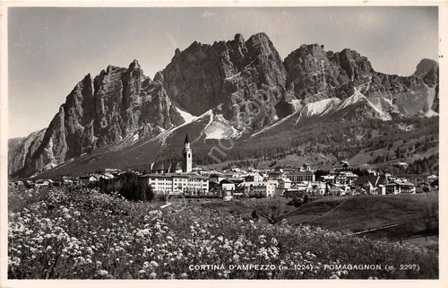 Cartolina - Postcard - Cortina - Pomagagnon - panorama - …