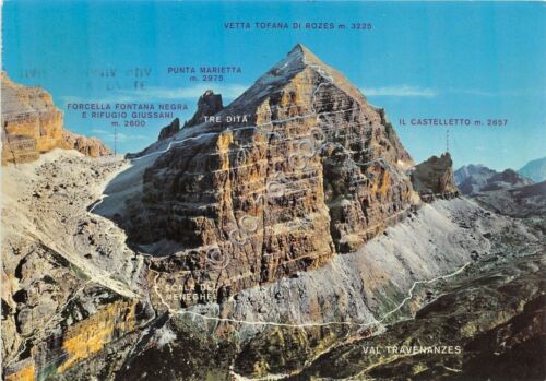 Cartolina - Postcard - Cortina - Tofana di Rozes - …