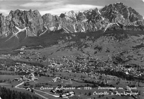 Cartolina - Postcard - Cortina d'Ampezzo - panorama dall'alto - …