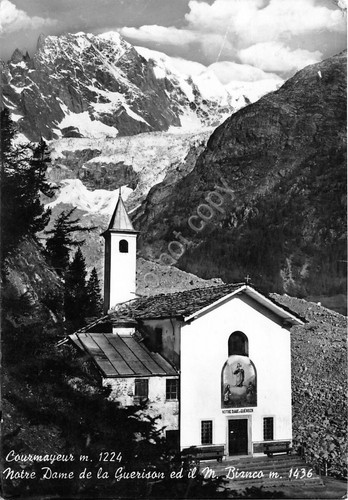 Cartolina - Postcard - Courmayeur - Notre Dame Guerison - …