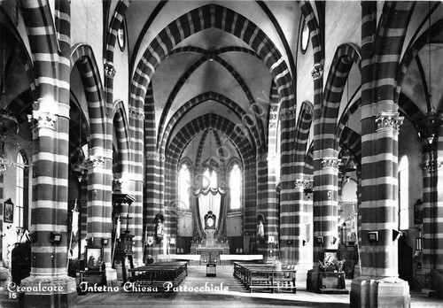Cartolina - Postcard - Crevalcore - Interno Chiesa Parrocchiale - …
