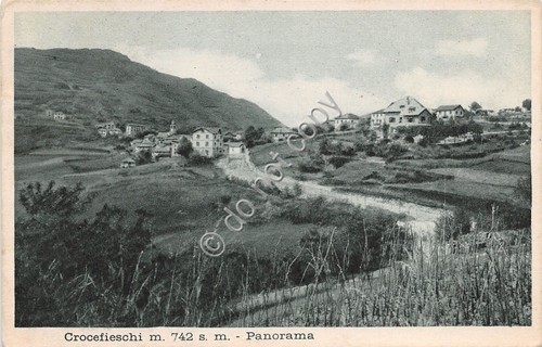 Cartolina - Postcard - Crocefieschi - Panorama - 1942