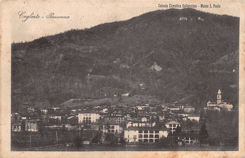 Cartolina - Postcard - Cugliate - panorama - 1925