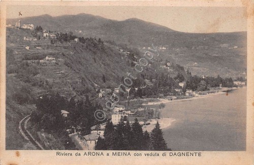 Cartolina - Postcard - Dagnente - Da Arona a Meina …