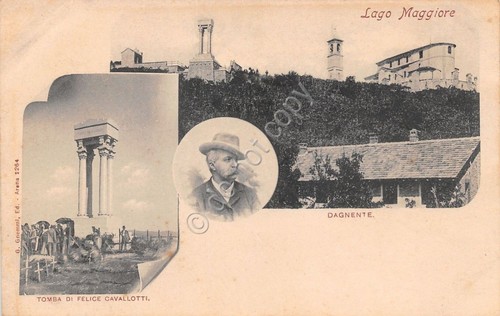 Cartolina - Postcard - Dagnente - Tomba Felice Cavallotti - …