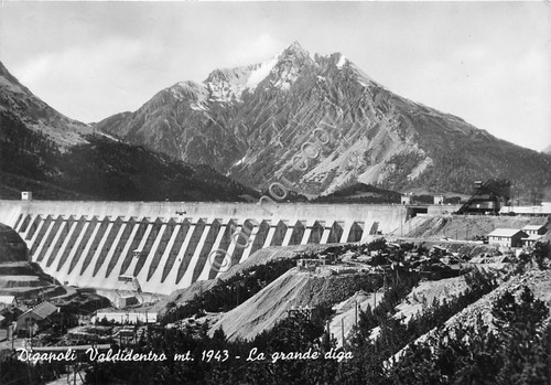 Cartolina - Postcard - Digapoli Valdidentro - la grande Diga …