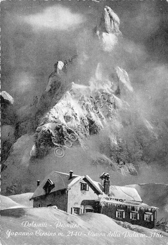 Cartolina - Postcard - Dolomiti - Capanna Cervino - Cimon …