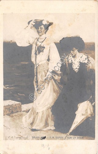 Cartolina - Postcard - Dupuy - sur la digue - …