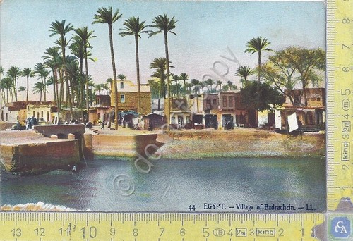 Cartolina - Postcard - Egypt - Village of Badrachein - …