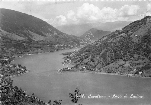 Cartolina - Postcard - Endine - Lago - Valle Cavallina …
