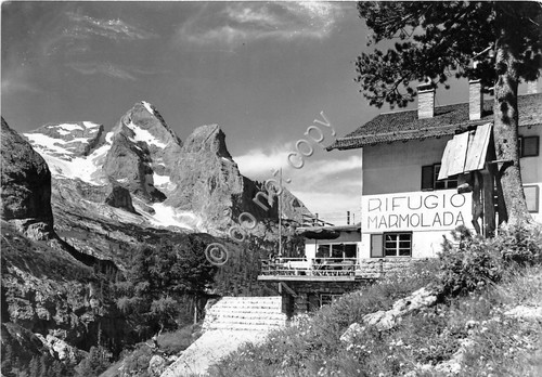 Cartolina - Postcard - Fedaia - Rifugio Marmolada - Vernel …