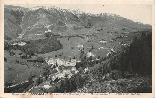 Cartolina - Postcard - Ferrara di Monte Baldo - Panorama …