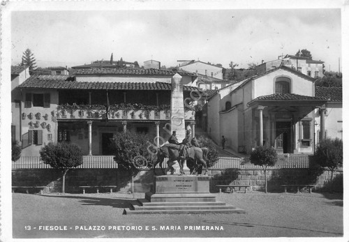 Cartolina - Postcard - Fiesole - Palazzo Pretorio - S. …