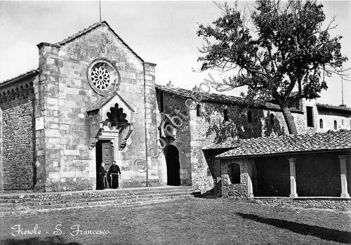 Cartolina - Postcard - Fiesole - S. Francesco - Frati …