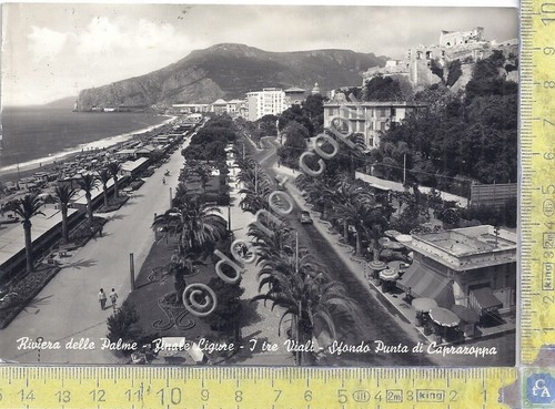 Cartolina - Postcard - Finale Ligure - I Tre Viali …