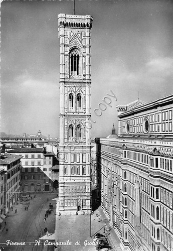 Cartolina - Postcard - Firenze - Campanile di Giotto - …