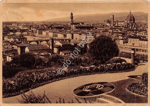Cartolina - Postcard - Firenze - Panorama - 1950