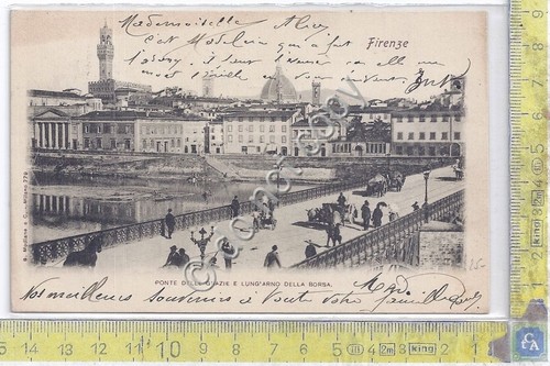 Cartolina - Postcard - Firenze - Ponte delle Grazie - …