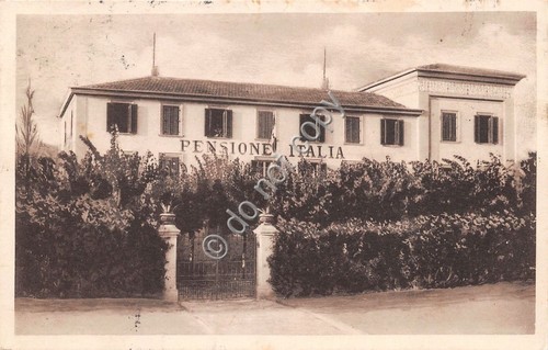 Cartolina - Postcard - Fiuggi - Pensione Italia - 1936