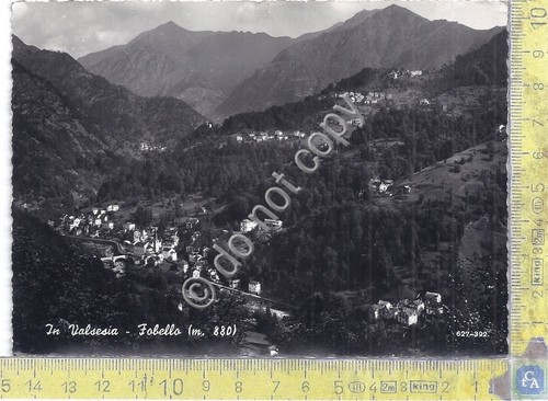 Cartolina - Postcard - Fobello - Valsesia - Panorama - …
