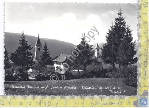 Cartolina - Postcard - Folgaria - Santuario Patrona degli Sciatori …