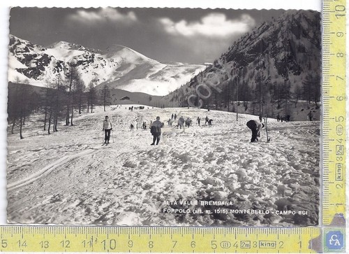 Cartolina - Postcard - Foppoo - Montebello - animata - …