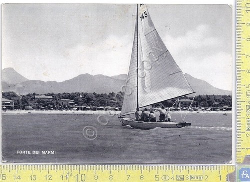 Cartolina - Postcard - Forte dei Marmi - barca a …