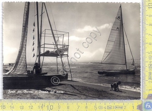 Cartolina - Postcard - Forte dei Marmi - Spiaggia e …