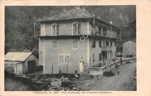 Cartolina - Postcard - Fosseto Villa Fortunata Frazione Chiaberto animata …