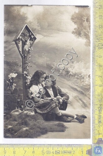 Cartolina - Postcard - Foto - Bambini e Gesù - …